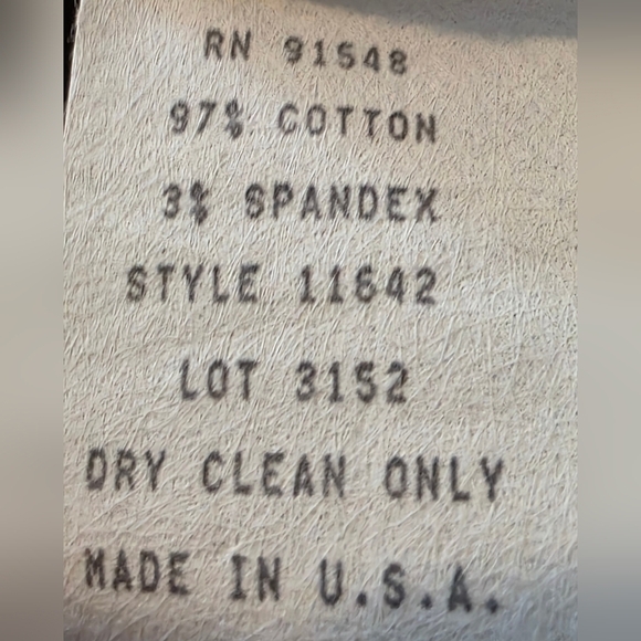 LIquid 97% Black Cotton Button Down Fall Coat. Size 6 - Picture 9 of 9